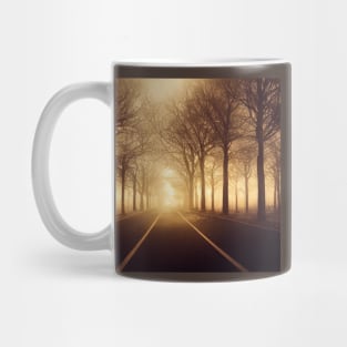 Long Road to Autumn Mug